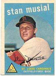 1959 Topps Baseball Cards      150     Stan Musial